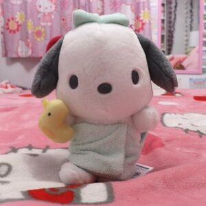 Pochacco Shower Plush Toy with Duck